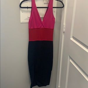 Sexy dress in multi colour